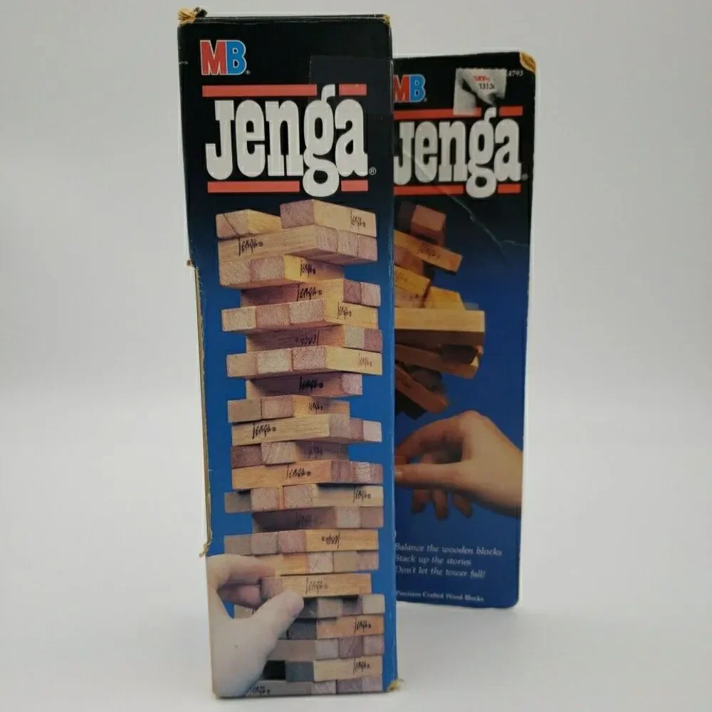 Milton Bradley jenga wood